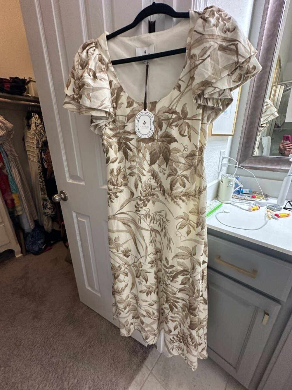 TUCKNUCK x Studio McGee Cotton Linen Lily Dress NWT Size Medium - Picture 7 of 10